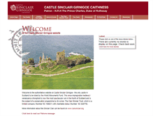 Tablet Screenshot of castlesinclairgirnigoe.org